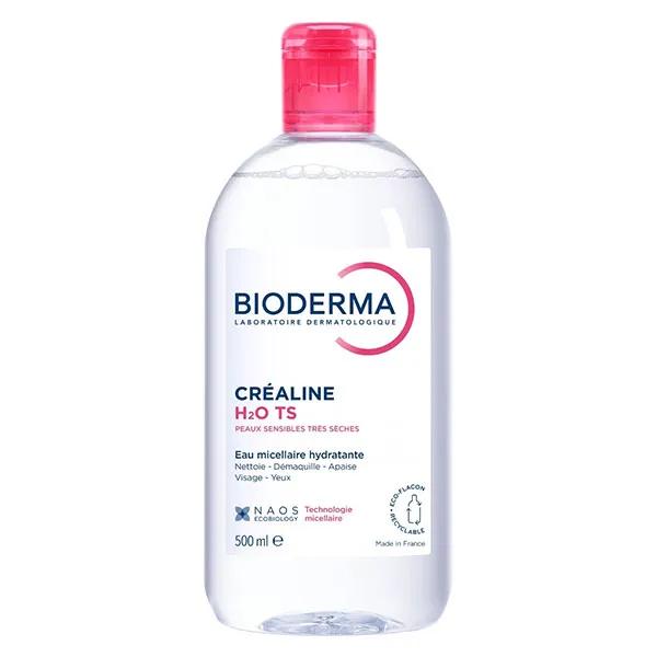 Bioderma Créaline H2O TS Eau Micellaire Peaux Sensibles Très Sèches (500 ml)