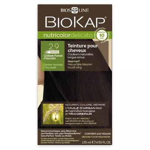 Biokap Delicato Rapid Haarfarbe 2,9 Schokoladenbraun (135 ml)