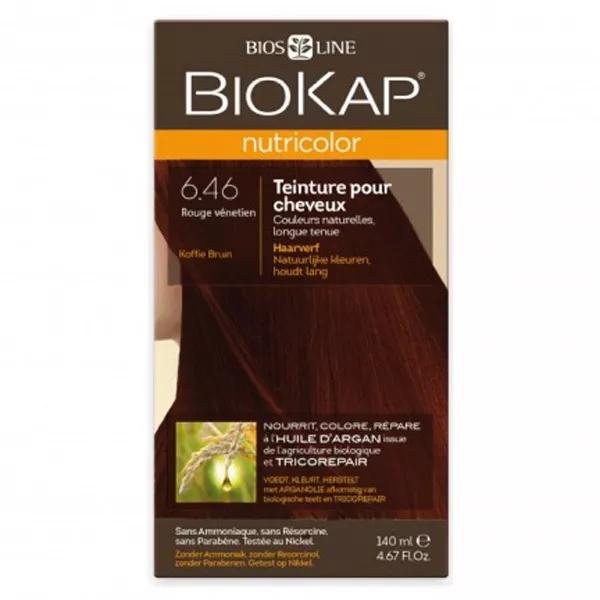 Biokap Nutricolor Coloration Cheveux 6.46 Rouge Vénitien (140 ml)
