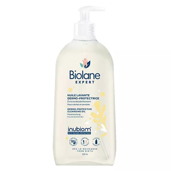 Biolane Expert Huile lavante dermo-protectrice Bébé Flacon pompe 500 ml