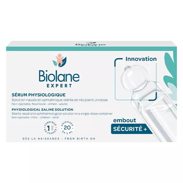 Biolane Expert Sérum Physiologique Solution nasale stérile 20 unidoses