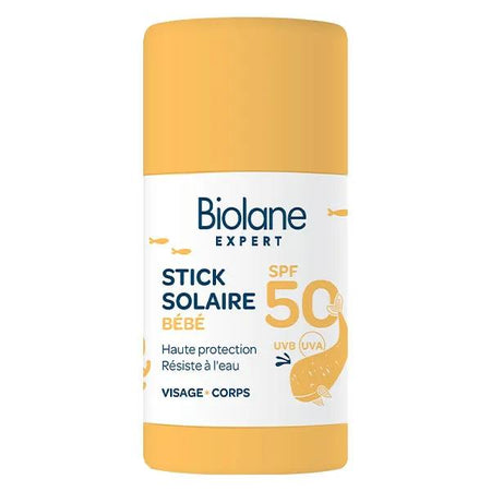 Biolane Expert Stick solaire bébé SPF50 UVB UVA 20 ml