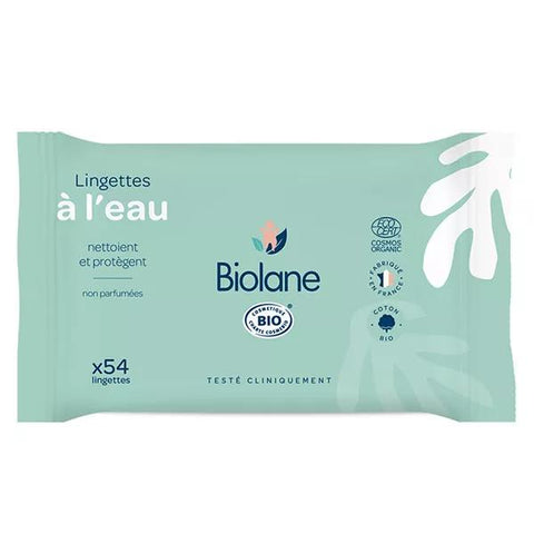 Biolane Water Wipes 54 Wipes