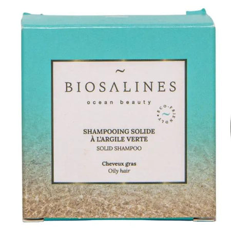 Biosalines Shampooing Solide à l’Argile Verte 75g