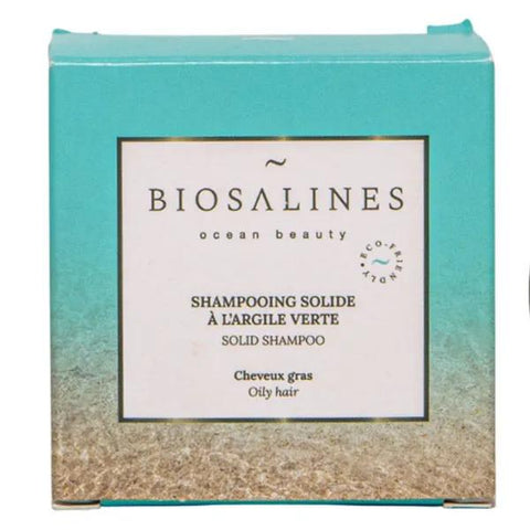 Biosalines Solid Shampoo with Green Clay 75g