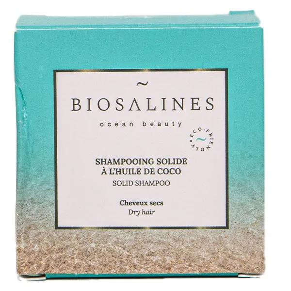Biosalines Shampooing Solide à l’huile de Noix de Coco 75g