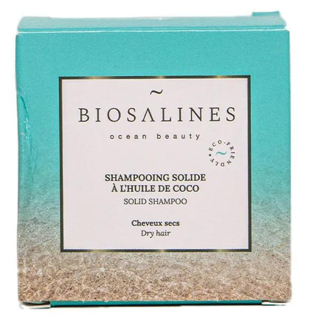 Biosalines Shampooing Solide à l’huile de Noix de Coco (75 g)