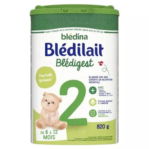 Blédina Blédilait Blédigest Folgemilch 2. Lebensjahr 820g