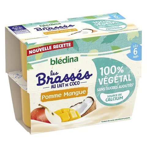 Blédina Die Pflanzlichen 100% Pflanzlich Mango 4 x 95g Multipack