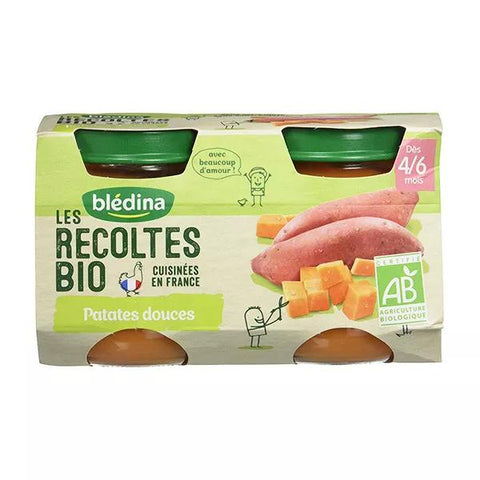 Blédina Bio-Ernte Süßkartoffel Gläschen +4m 2 x 130g