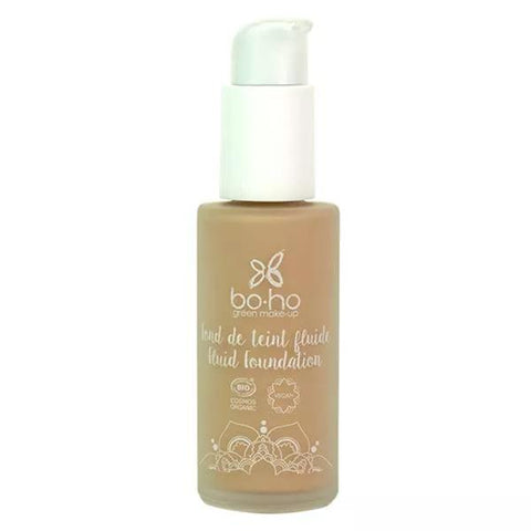 Boho Green Make-Up Teint Fond de Teint Fluide Bio N°04 Beige Doré 30ml