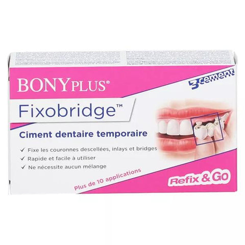 Bonyf Bonyplus Fixobridge Temporary Dental Prosthesis Fixation Kit 7g