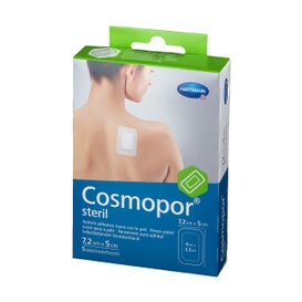 Cosmopor Steril pansement 7,2cm x 5cm (5 pièces)