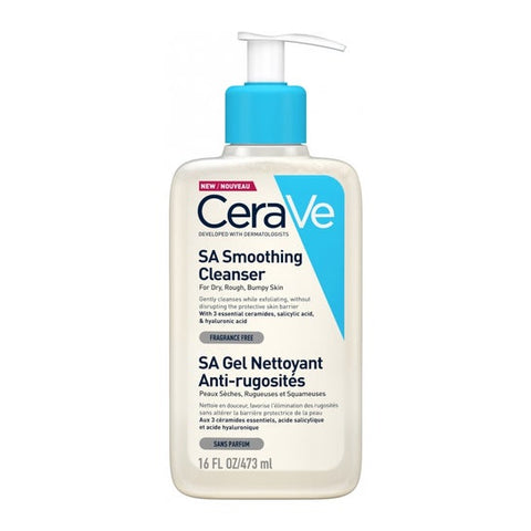 CeraVe SA glättendes Reinigungsgel für trockene und raue Haut (473 ml)