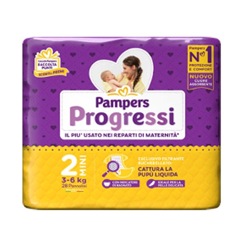 Pampers Progressi Mini couches (28 pièces)