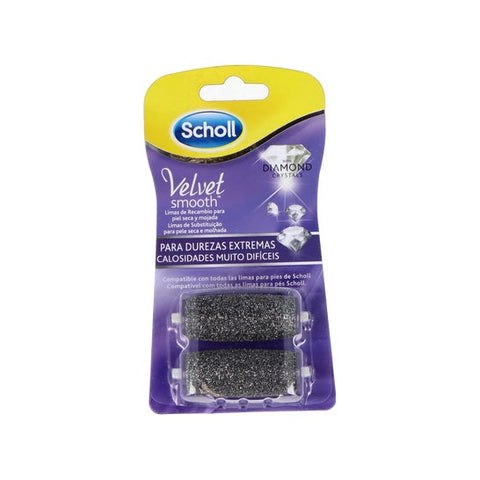 Dr Scholl Velvet Diamond rouleaux de rechange (2 pièces)