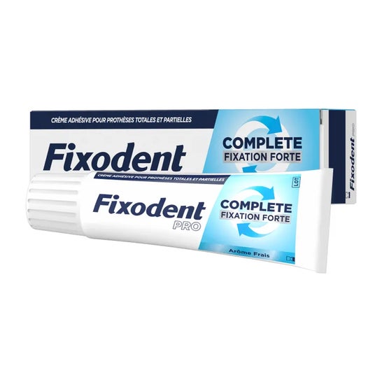 Fixodent Pro Complete Fixation Forte Crème Adhésive Frais 47g