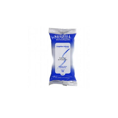 Saugella Dermoliquide 15 lingettes nettoyantes