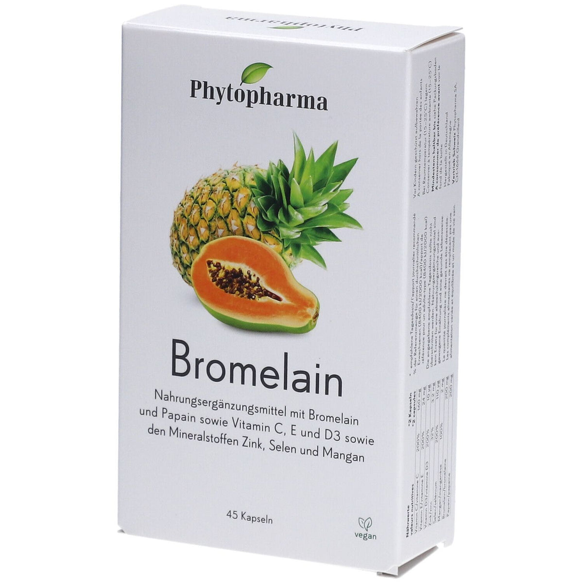 Phytopharma Bromélaïne (45 gélules)
