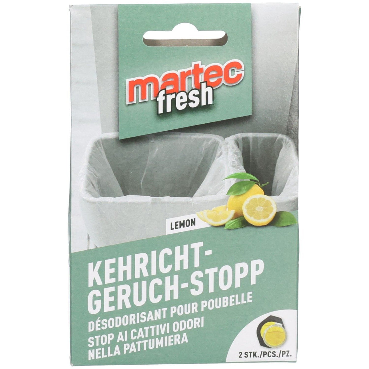 martec fresh Désodorisant pour poubelle (2 pièces)