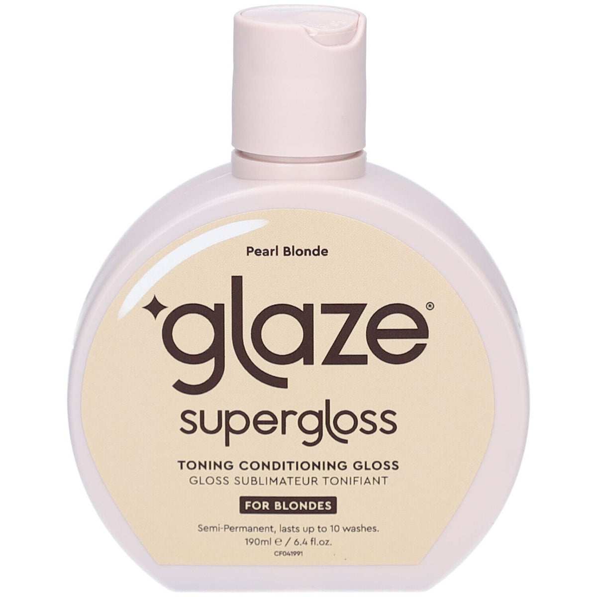 Glaze Supergloss Pearl Blonde Soin Gloss Tonifiant Cheveux Blonds