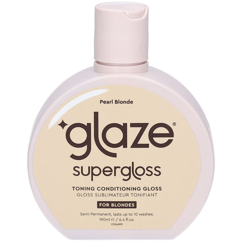 Glaze Supergloss Pearl Blonde Soin Gloss Tonifiant Cheveux Blonds
