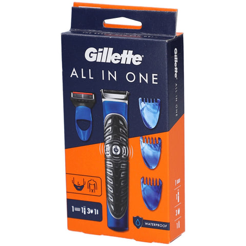 Gillette ProGlide All-in-One Styler Trimmer mit Rasierklinge und Kämmen (1 Stück)
