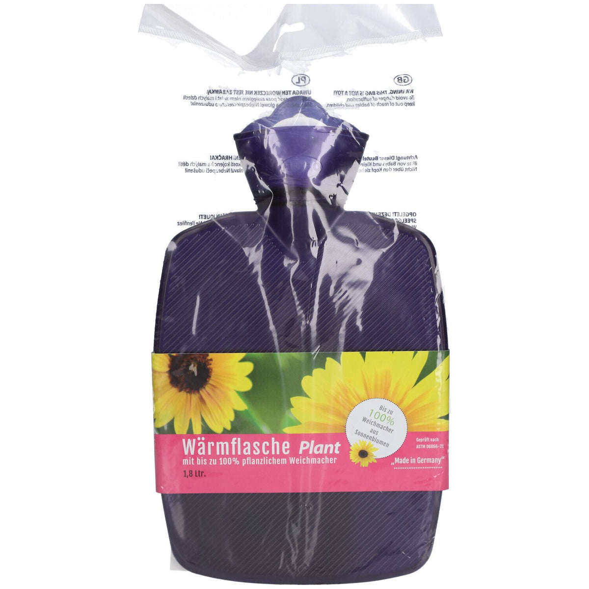 HUGO FROSCH bouillotte PVC plante de myrtille (1 pièce)