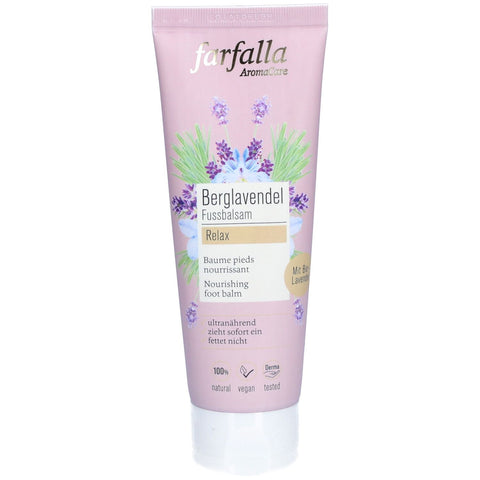 FARFALLA Entspannender Fußbalsam mit Berg-Lavendel (75 ml)