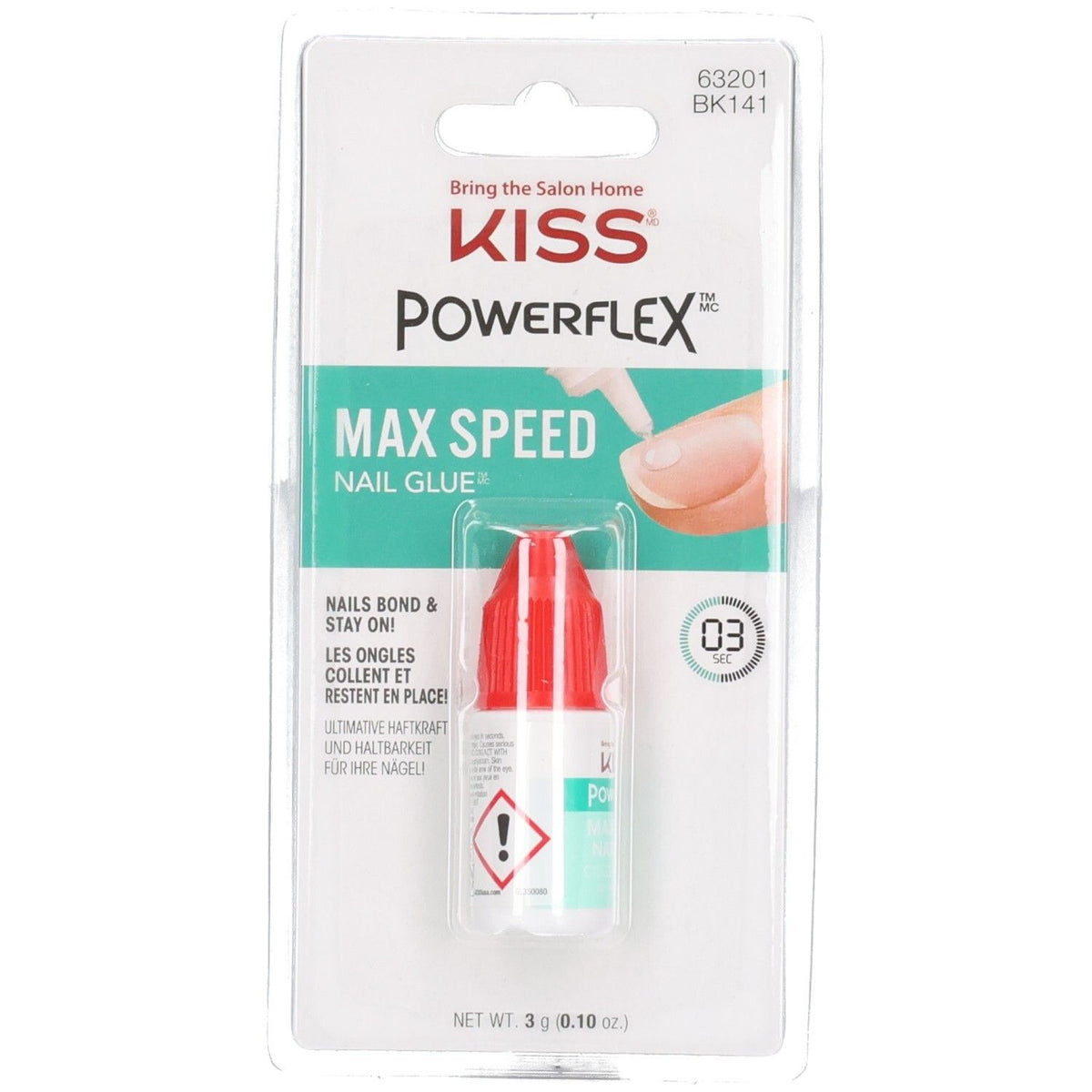 KISS Powerflex Max Speed Colle pour Ongles (1 pièce)