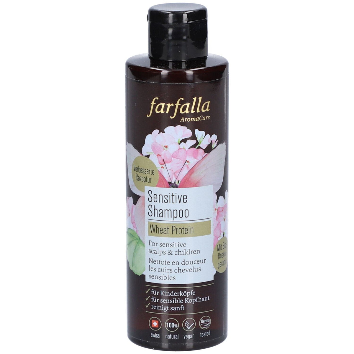 Farfalla Sensitive Shampooing protéine de blé (200 ml)