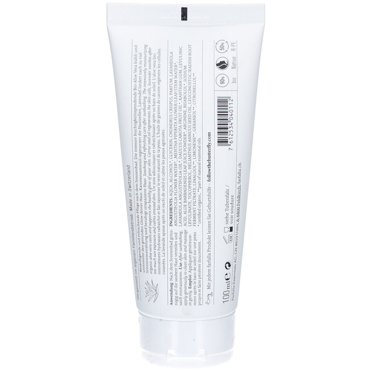 Farfalla SOS After Sun E+ Aloe Vera gel après-soleil (100 ml)