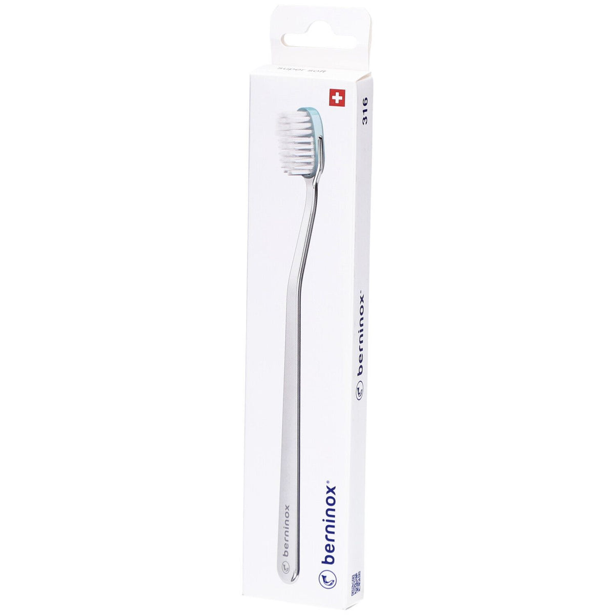 Berninox Brosse à dents 316 Vert glacier Super Soft