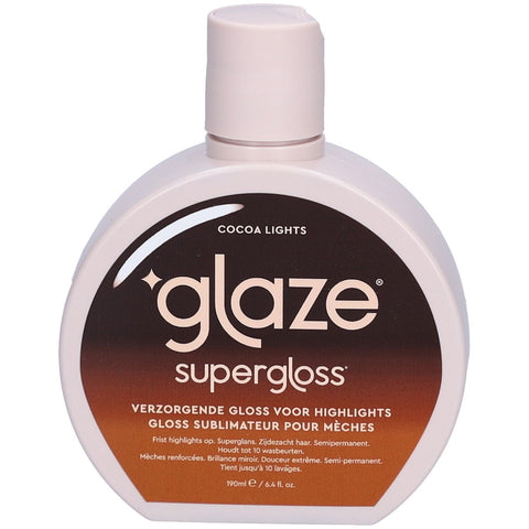 Glaze Supergloss Cocoa Lights Gloss Treatment for Brunettes with Chocolate Highlights (190 ml)