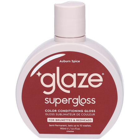 Glaze Supergloss Auburn Spice Soin Gloss Colorant Brunettes/Roux (190 ml)