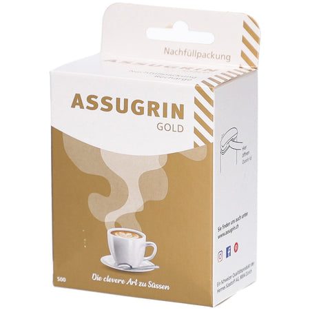 Assugrin Gold édulcorant sans calories à base d'aspartame (500 comprimés)