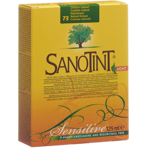 SANOTINT Sensitive Teinture de cheveux 73 couleur châtain naturel — 125 ml