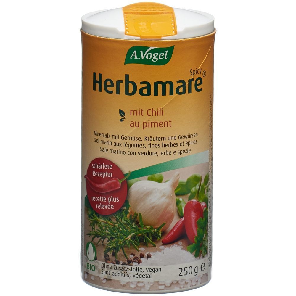 A.Vogel Herbamare sel marin aux légumes et au piment bio (250 g)