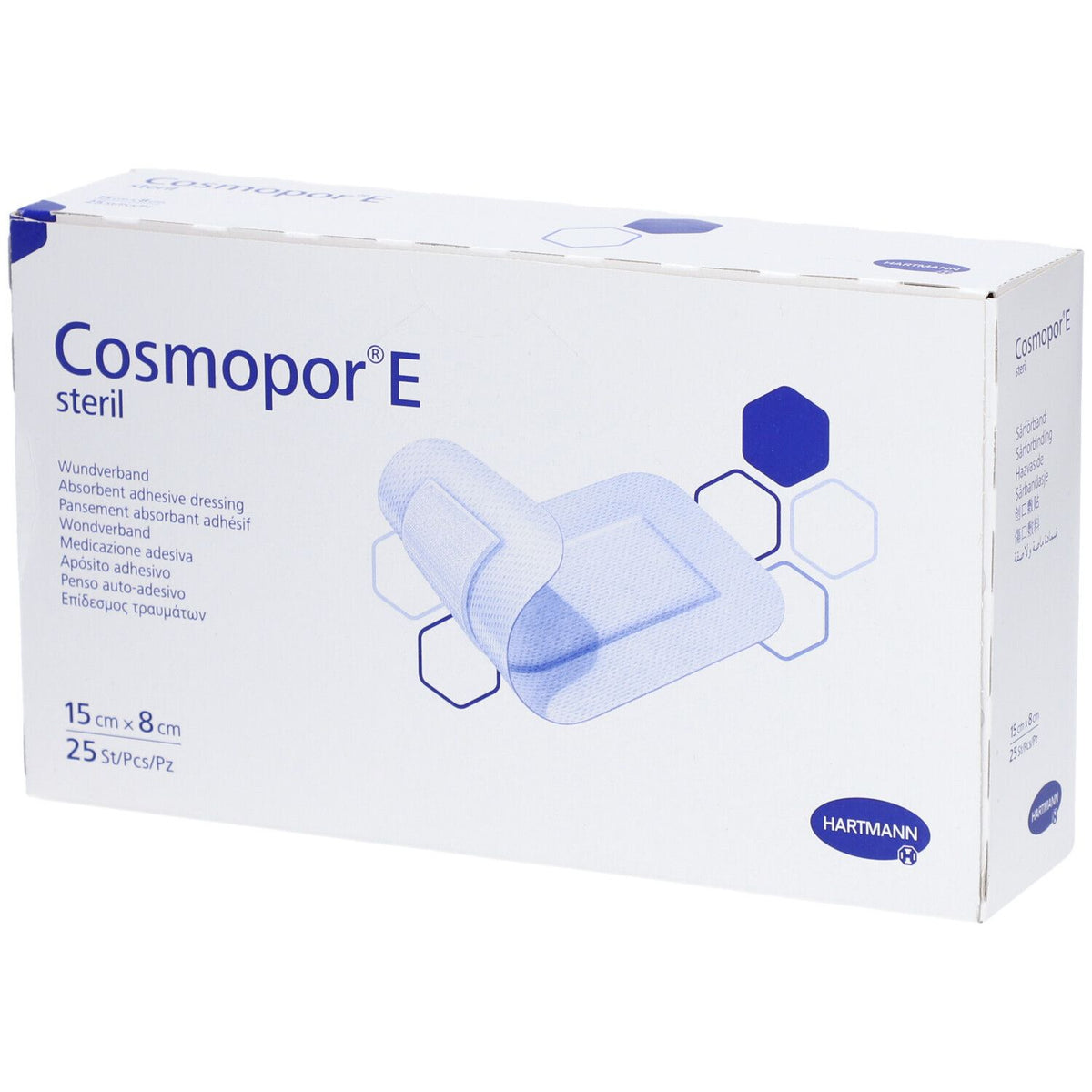 Hartmann Cosmopor® E stérile 15 x 8 cm (IM 11 x 3,8 cm) - 25 pièces
