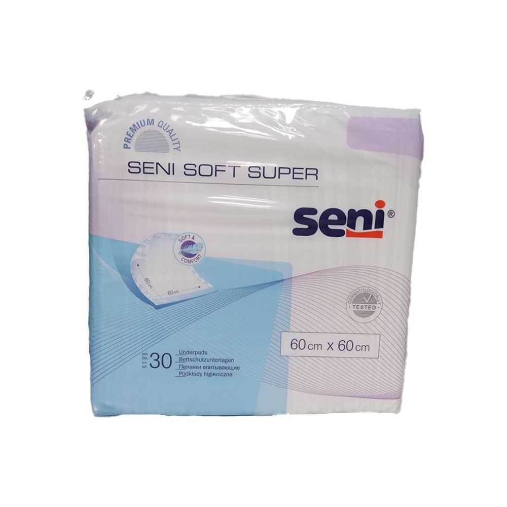 SENI Soft Super alèse absorbante 60x60 cm (30 pièces)