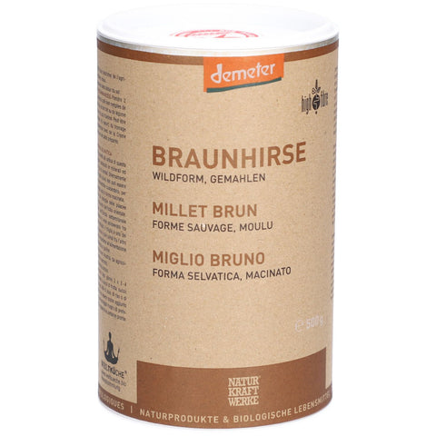 Naturkraftwerke Millet braun wild gemahlen (500 g)