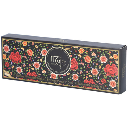 Maja Coffret de savons parfumés - Classique floral et épicé (3 x 100 g)