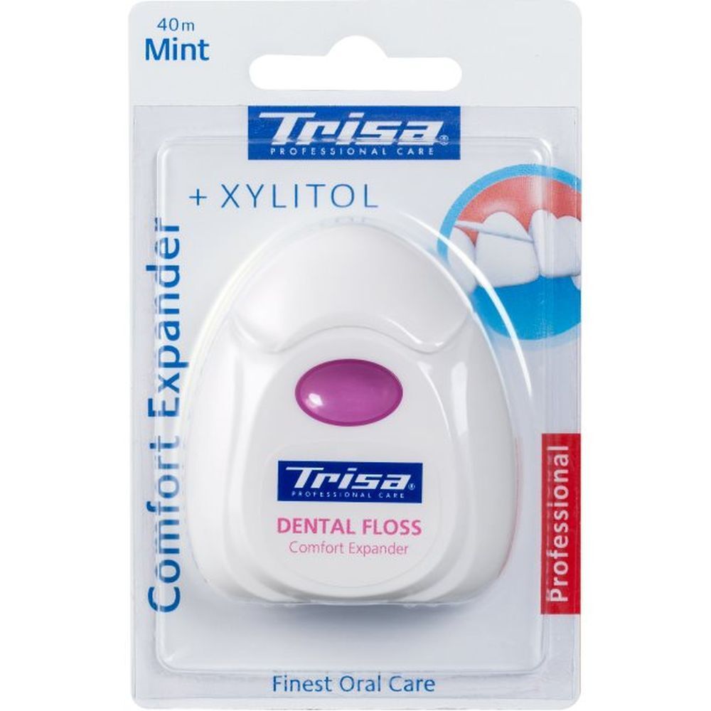 TRISA fil dentaire Confort expander saveur menthe (1 pièce)