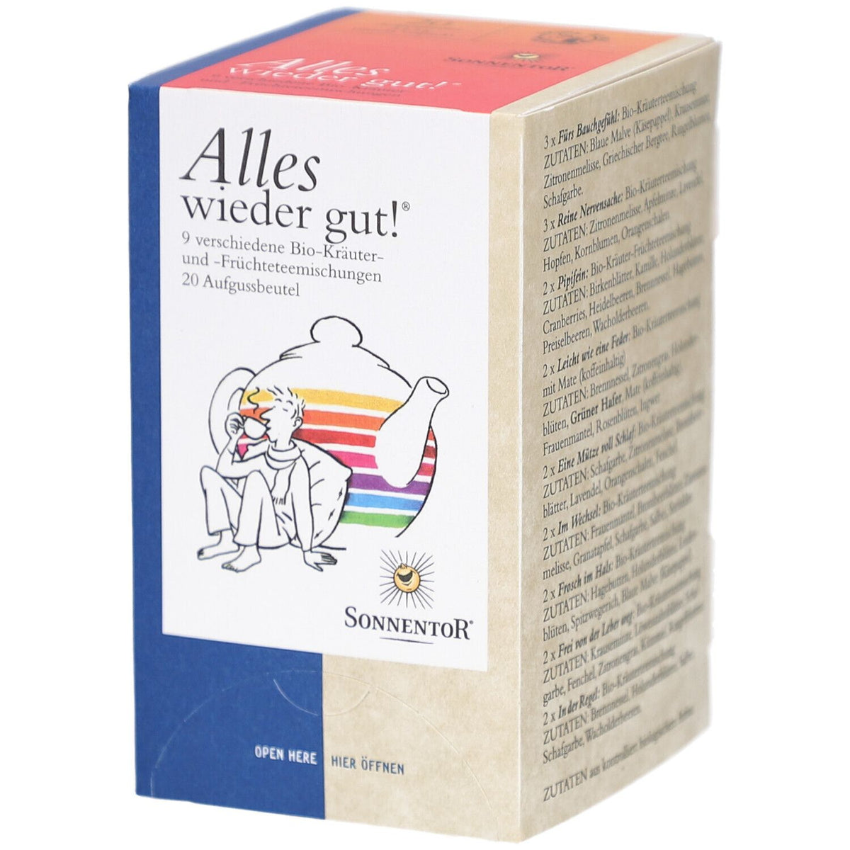 SonnentoR Tout va bien ! Thé bio pour goûter (30 g)