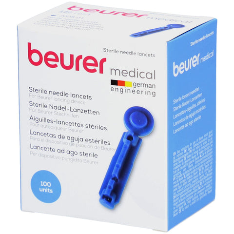 Beurer sterile Lanzetten 28G 2,2 mm, 25 Stück