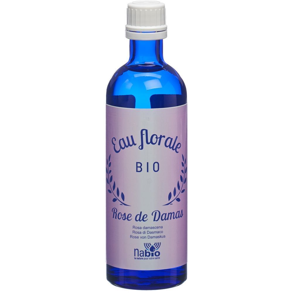 NABIO Eau florale Rose de damas bio (200 ml)