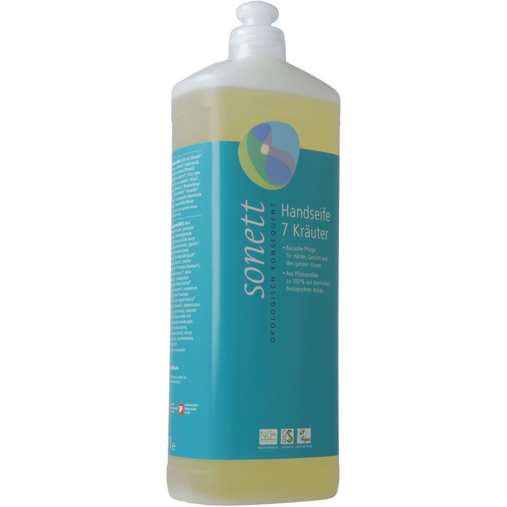SONETT Savon pour les mains liquide aux 7 herbes — 1 l