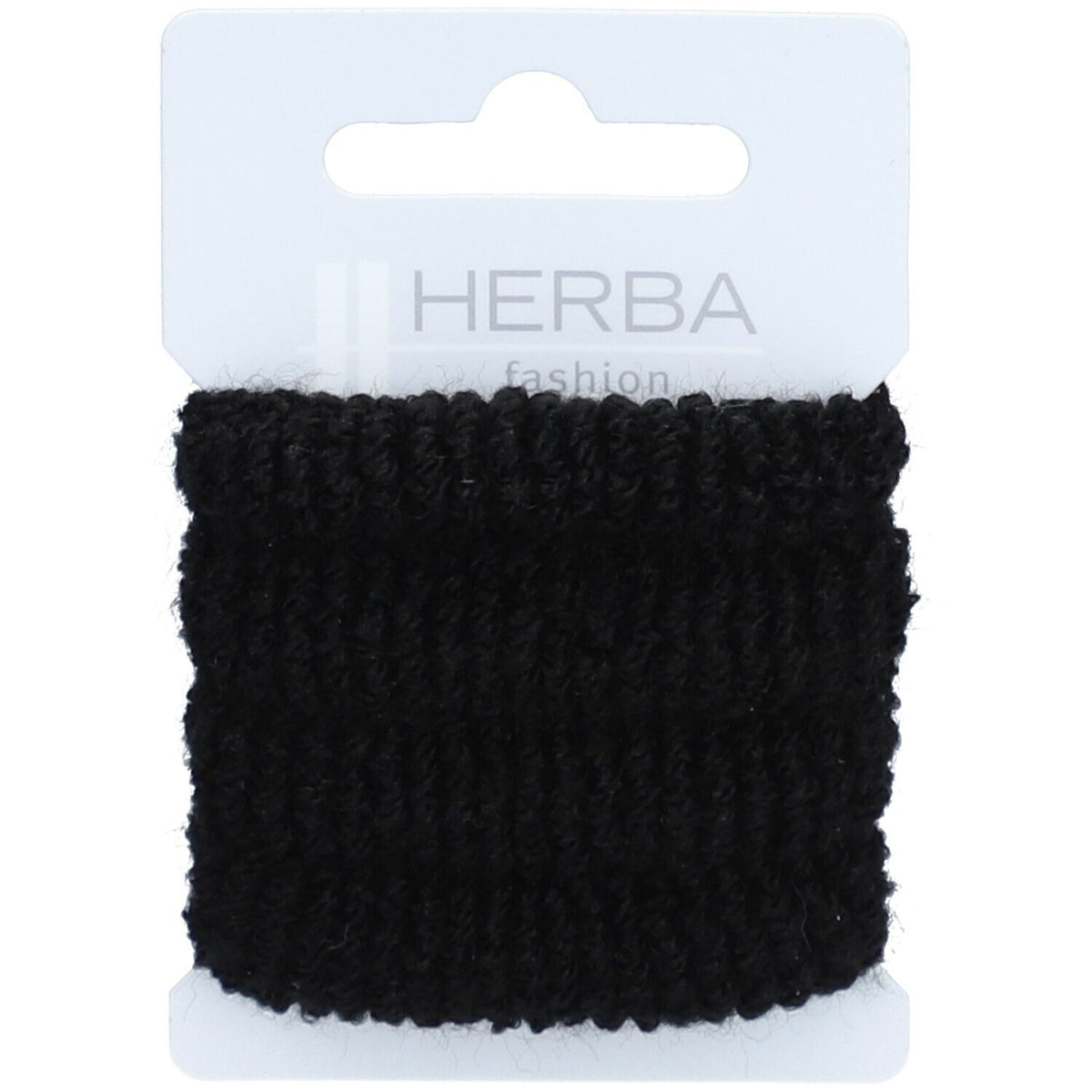 HERBA Fashion élastique à cheveux 4 cm noir (4 pièces)