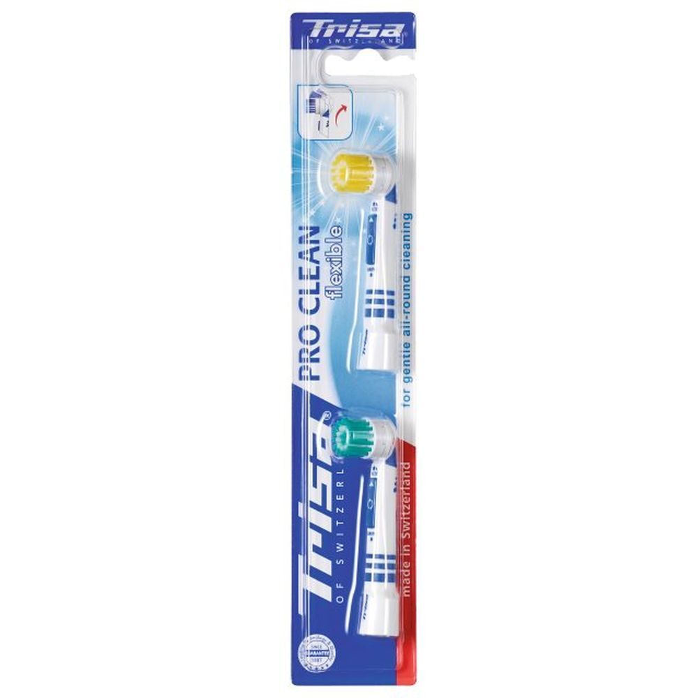 TRISA Pro Clean Flexible Têtes de brosse à dents sonique — 1 pièce