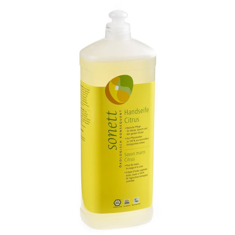 SONETT Flüssigseife Hände, Gesicht & Körper Citrus (1 l)